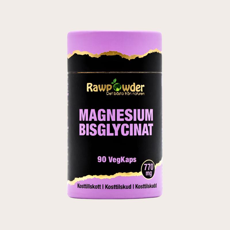 Rawpowder Magnesium Bisglycinat 770mg 90 kapslar