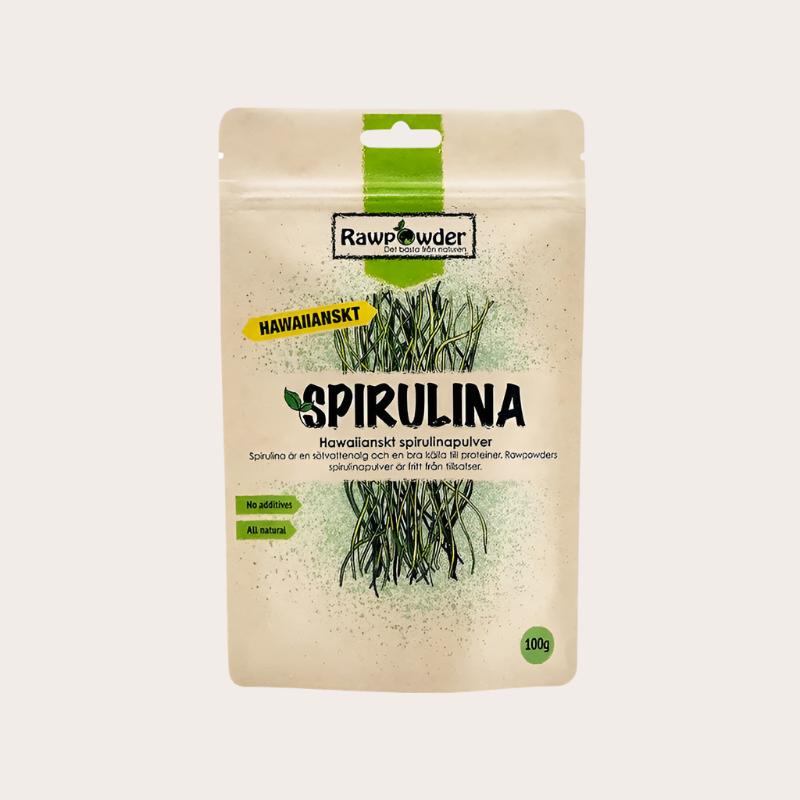 Rawpowder Spirulinapulver Hawaii 100g