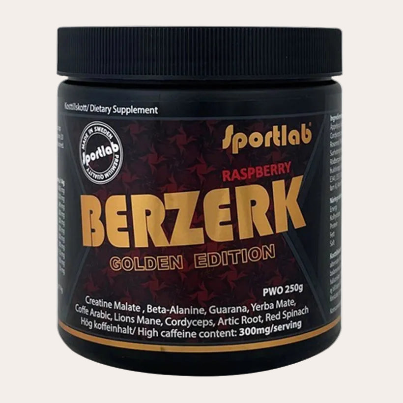 Sportlab BERZERK Golden Edition PWO 250 g Raspberry