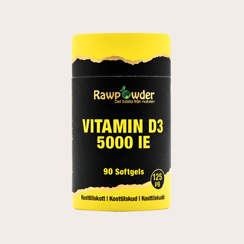 Vitamin D3 5000 IE 90 kapslar
